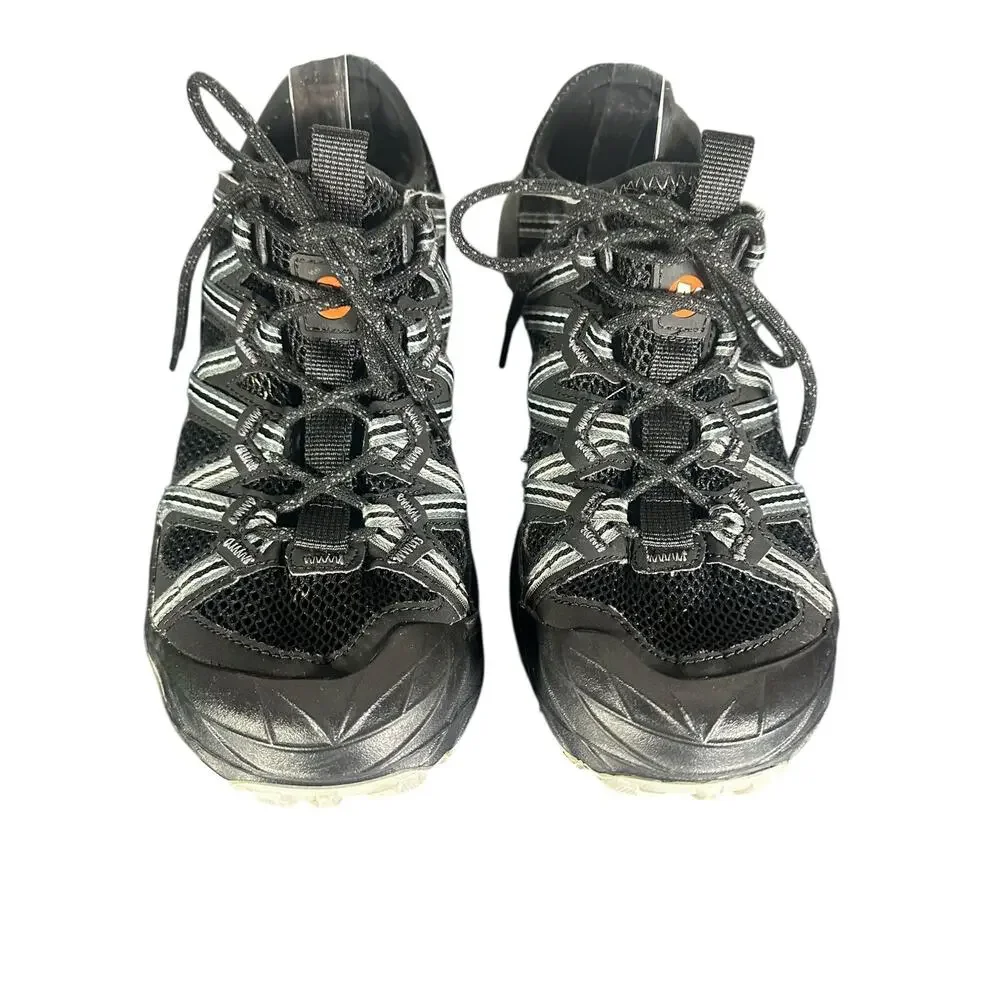 Merrell Men’s Size 8 Black Trail Running Hiking Shoes Lace-Up Outdoor Sneakers